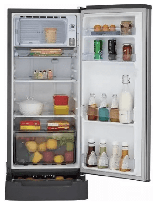 Whirlpool 190 L Direct Cool Single Door 2 Star Refrigerator with Base Drawer  (ARCTIC STEEL, 205 IMPC PRM 2S ROY ARCTIC STEEL) - Image 2